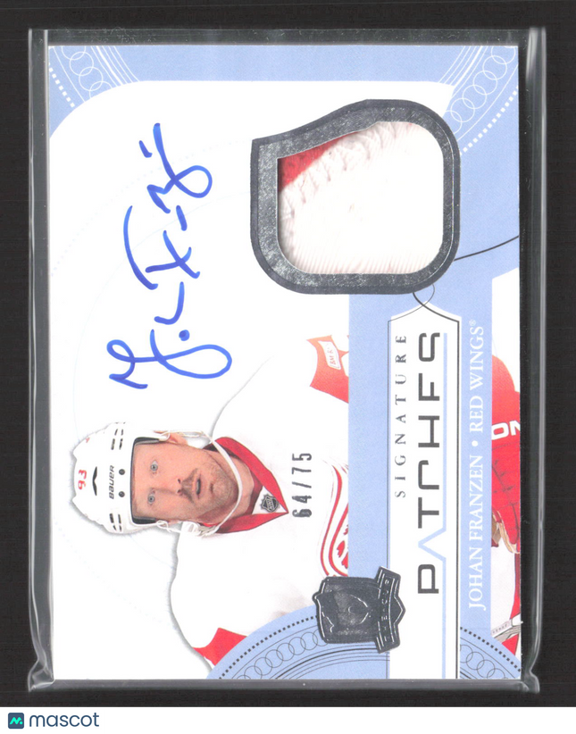 2011 Upper Deck The Cup Johan Franzen #SP-JF 64/75 Patch Auto
