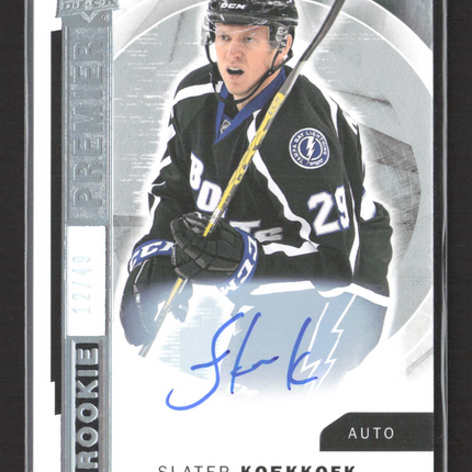 2015 Upper Deck Premier Slater Koekkoek #R-21 12/49 Auto