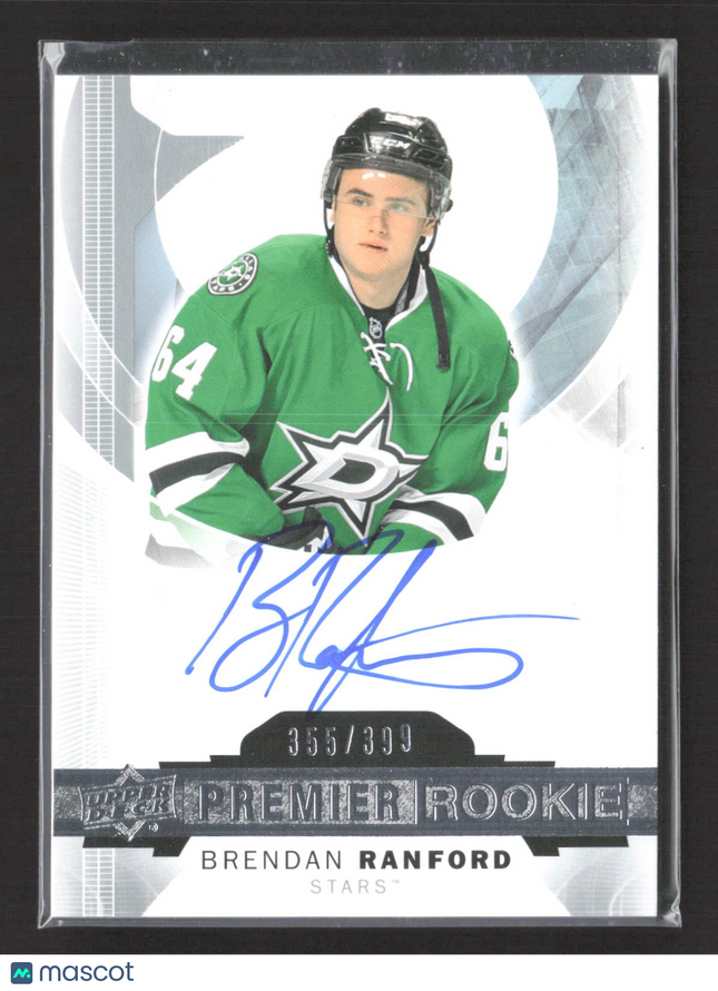 2015 Upper Deck Premier Brendan Ranford #68 Auto /399