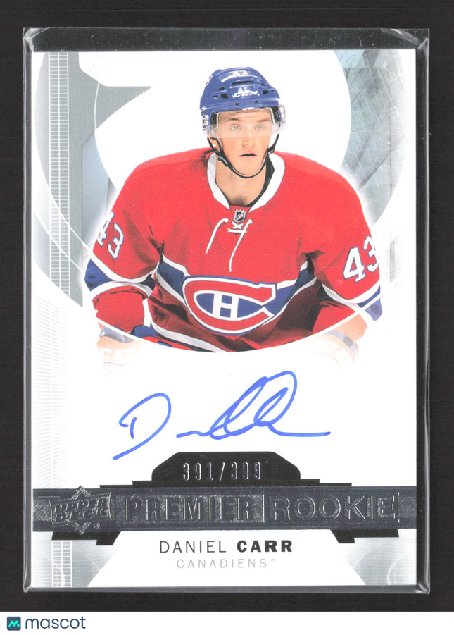 2015 Upper Deck Premier Daniel Carr #67 301/399 Auto