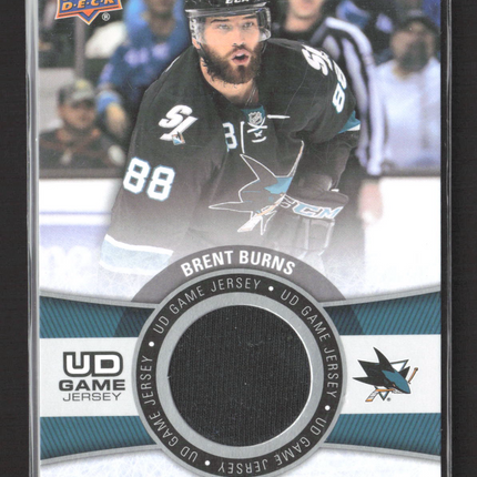 2015 Upper Deck Series One Hockey UD Game Jersey Brent Burns #GJ-BB UD Jersey