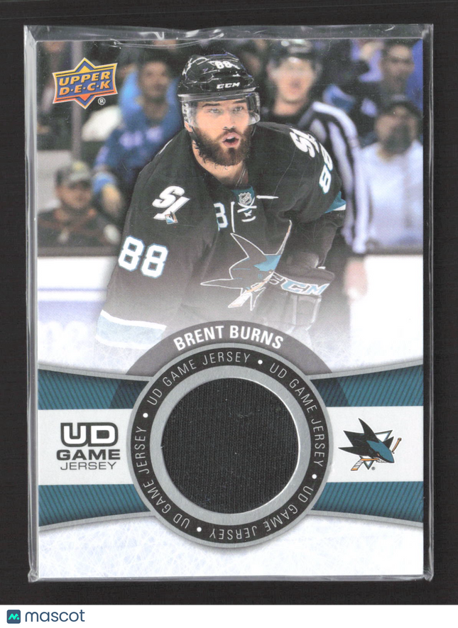 2015 Upper Deck Series One Hockey UD Game Jersey Brent Burns #GJ-BB UD Jersey