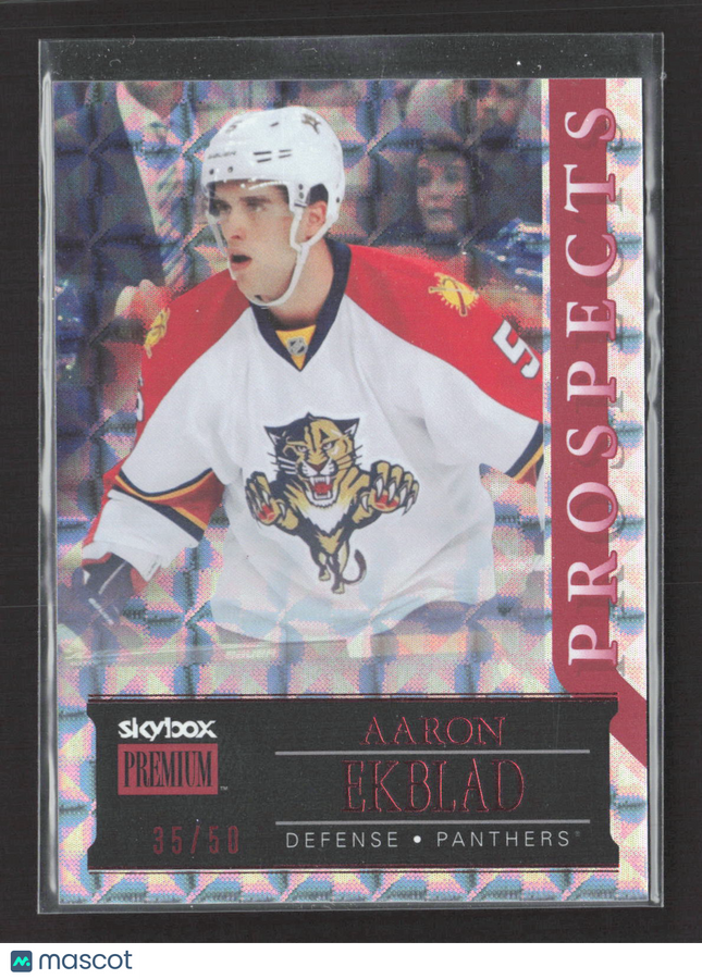 2014 Fleer Showcase Skybox Premium Prospects Aaron Ekblad #45 Star Rubies 35/50