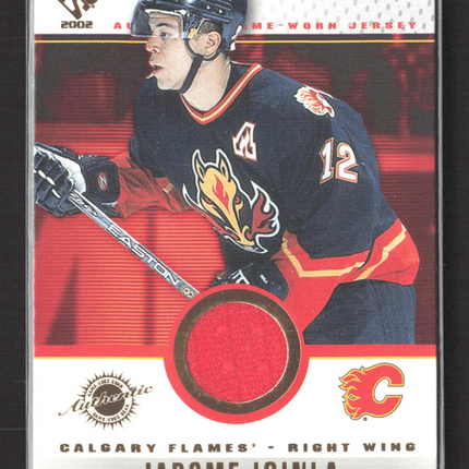 2002 Pacific Private Stock Game-Worn Jersey Jarome Iginla #15 Game-Worn Jersey