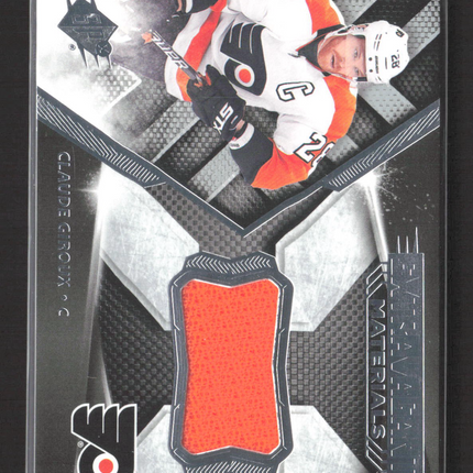 2019 Upper Deck SPx Hockey Extravagant Materials Claude Giroux #EX-CG Jersey