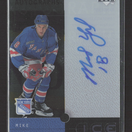 2000 Upper Deck Ice Clear Cut Autographs Mike York #MY Auto