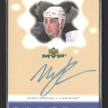2000 Upper Deck MVP ProSign Mike Johnson #MJ Authentic Autograph