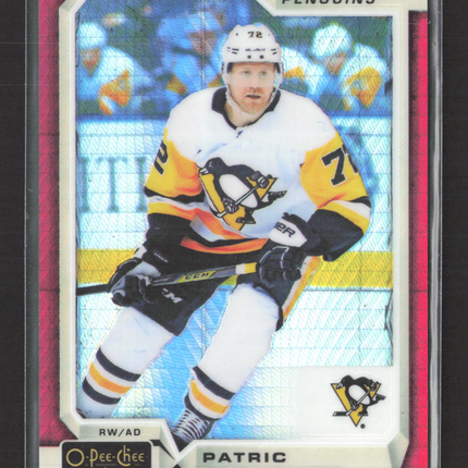 2018 O-Pee-Chee Platinum Patric Hornqvist #53 Red Prism /199