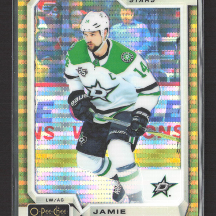2018 O-Pee-Chee Platinum Jamie Benn #45 Seismic Gold /50