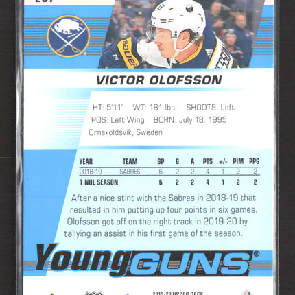 2019 Upper Deck Series 1 Young Guns Victor Olofsson #207