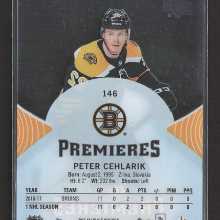 2018 2017 Upper Deck Ice Premieres Peter Cehlarik #146