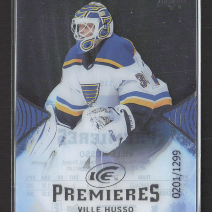 2018 Upper Deck Ice Premieres Ville Husso #119 0201/1299