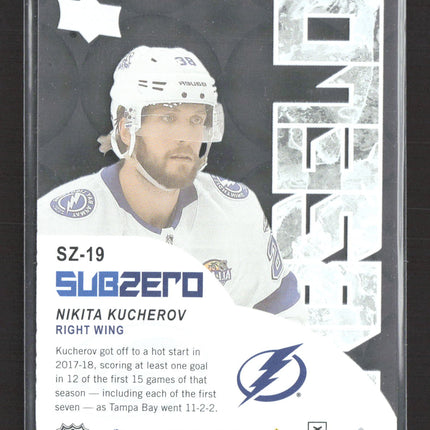 2018 Upper Deck Ice Sub Zero Nikita Kucherov #SZ-19