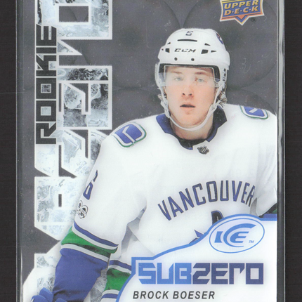 2018 Upper Deck Ice Sub Zero Brock Boeser #SZ-60