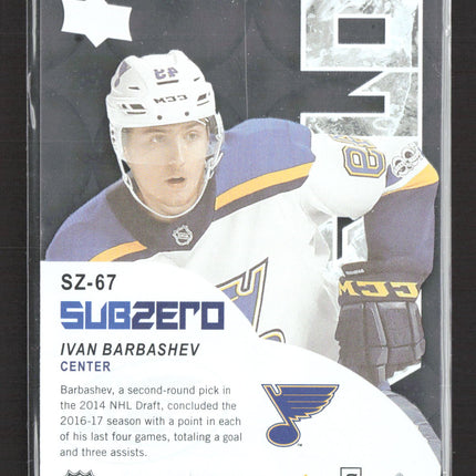 2018 Upper Deck Ice Sub Zero Ivan Barbashev #SZ-67
