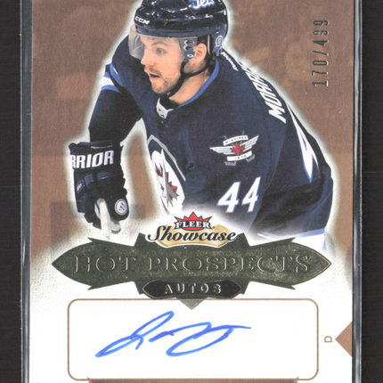 2017 Fleer Showcase Hot Prospects Josh Morrissey #157 170/499 Auto