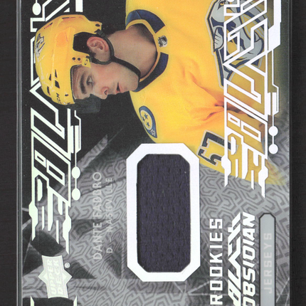 2020 Upper Deck Black Obsidian Dante Fabbro #OJ-DF Jersey