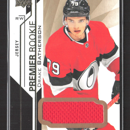 2019 Upper Deck Premier Hockey Drake Batherson #52 Memorabilia Jersey