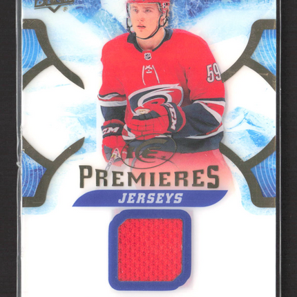 2018 Upper Deck Ice Premieres Jerseys Janne Kuokkanen #IPJ-JK Memorabilia Jersey