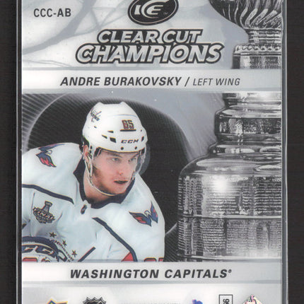 2019 Upper Deck Ice Clear Cut Champions Andre Burakovsky #CCC-AB 103/118