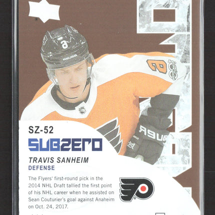 2018 Upper Deck Ice Sub Zero Travis Sanheim #SZ-52