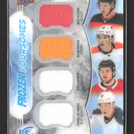 2018 UD Alex DeBrincat Pierre-Luc Dubois Nolan Patrick Nico Hischier Jersey