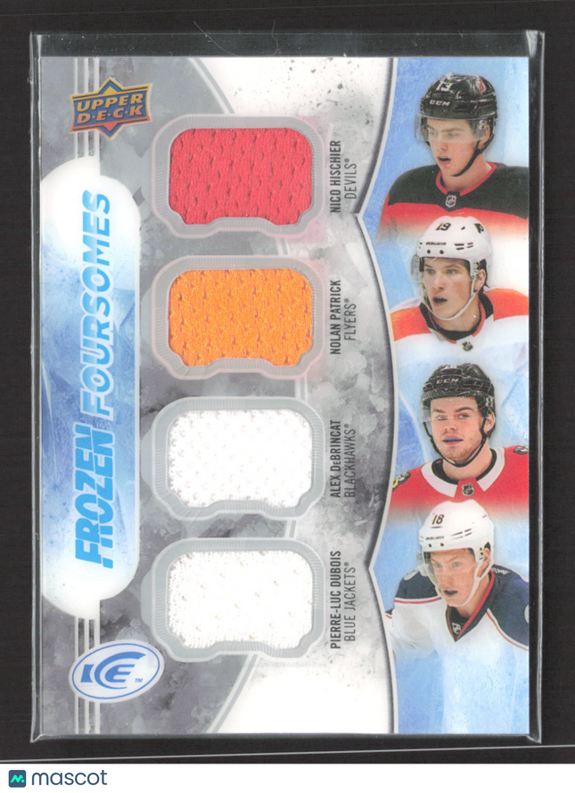 2018 UD Alex DeBrincat Pierre-Luc Dubois Nolan Patrick Nico Hischier Jersey
