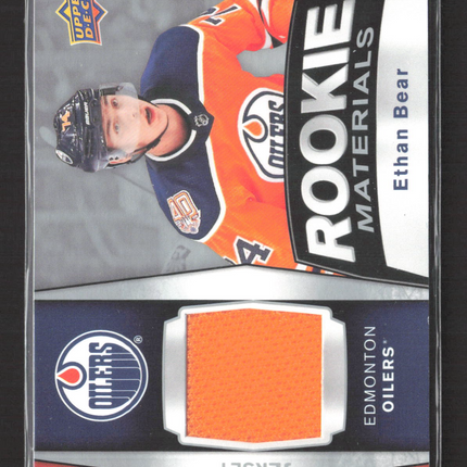2019 Upper Deck Series 2 Rookie Materials Ethan Bear #RM-EB Memorabilia Jersey