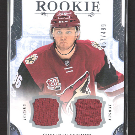 2017 Upper Deck Artifacts Christian Fischer #173 Dual Jersey 457/499 Jersey