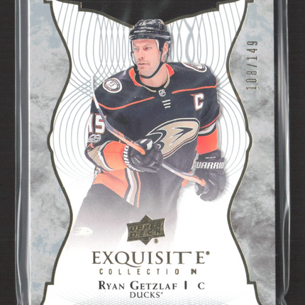 2018 Upper Deck Exquisite Collection Ryan Getzlaf #8 108/149