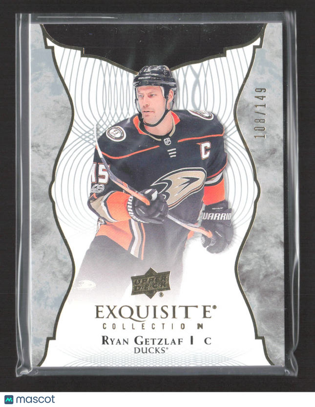 2018 Upper Deck Exquisite Collection Ryan Getzlaf #8 108/149