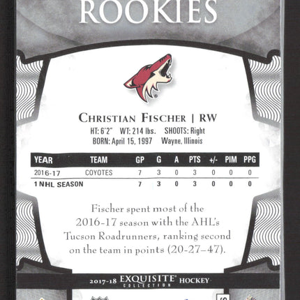 2018 Upper Deck Exquisite Collection Christian Fischer #R-4 131/275
