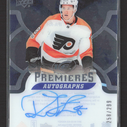 2018 Upper Deck Ice Ice Premieres Autographs Robert Hagg #IPA-RH Auto /299