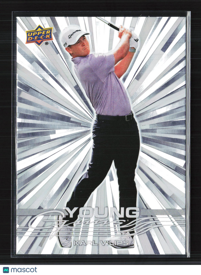 2026 Upper Deck Golf Young Guns Outburst Karl Vilips #108 Young Guns