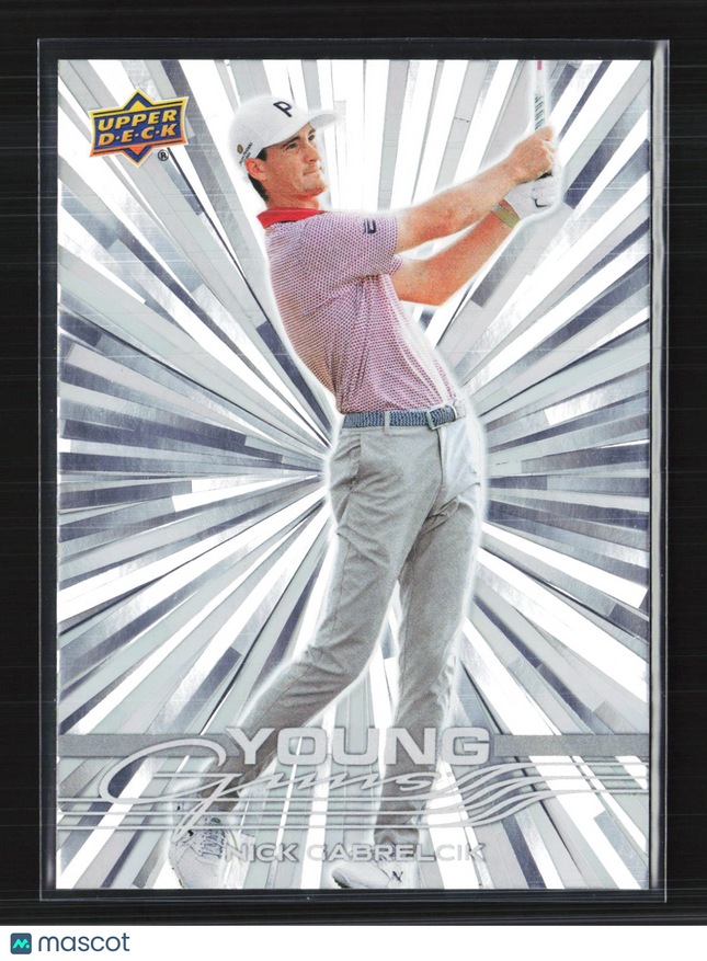 2026 Upper Deck Golf Young Guns Outburst Nick Gabrelcik #118