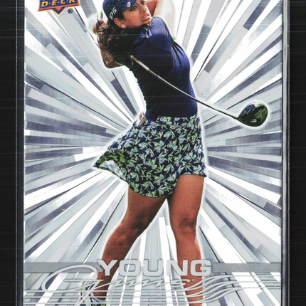 2026 Upper Deck Golf Young Guns Megha Ganne #121 Outburst