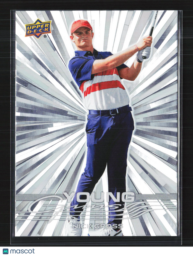 2026 Upper Deck Golf Young Guns Outburst Nick Gross #123