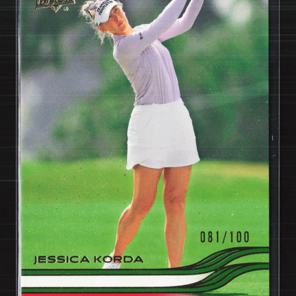 2026 Upper Deck Golf UD Exclusives Jessica Korda #36 081/100