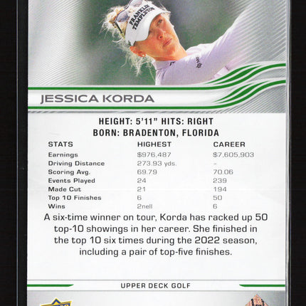 2026 Upper Deck Golf UD Exclusives Jessica Korda #36 081/100