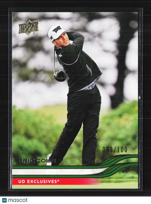 2026 Upper Deck Golf UD Exclusives Eric Cole #38 099/100