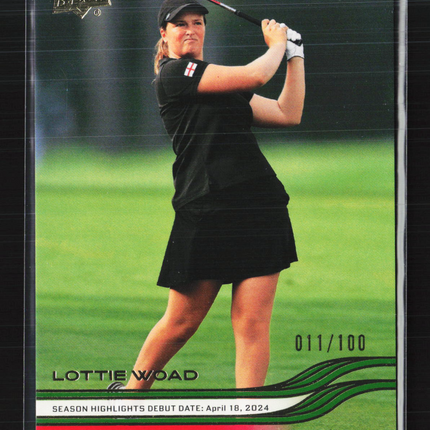 2026 Upper Deck Golf UD Exclusives Lottie Woad #76 011/100