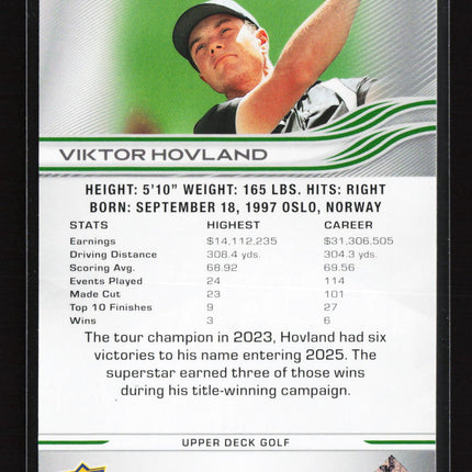 2026 Upper Deck Golf Deluxe Viktor Hovland #7 126/250