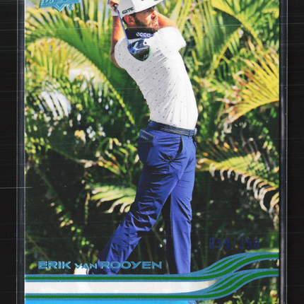 2026 Upper Deck Golf Deluxe Erik van Rooyen #18 059/250