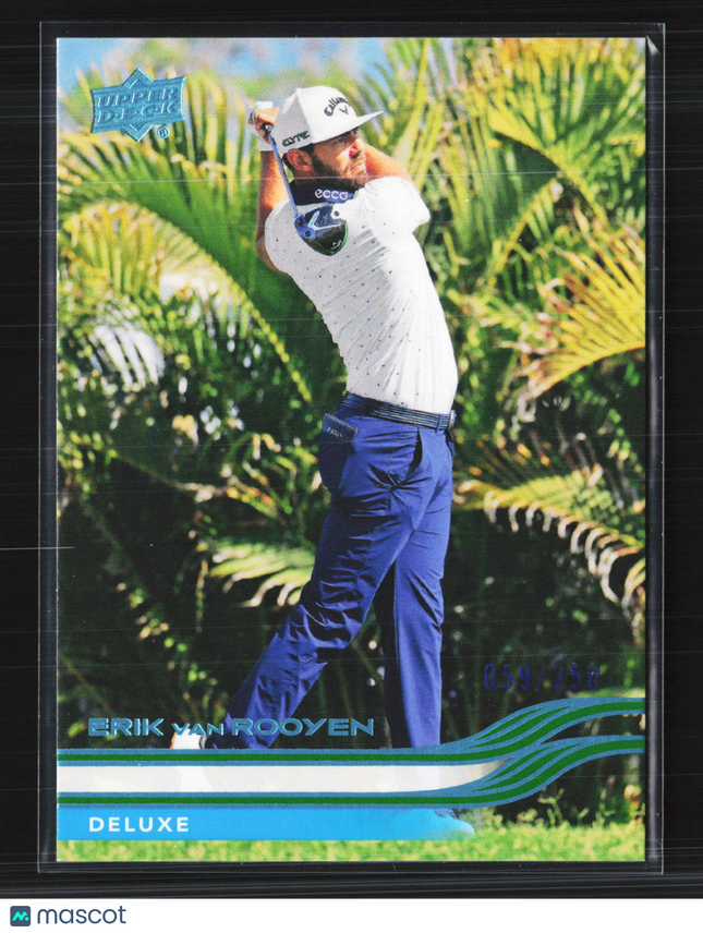2026 Upper Deck Golf Deluxe Erik van Rooyen #18 059/250