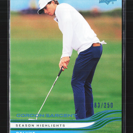 2026 Upper Deck Golf Deluxe Gordon Sargent #49 083/250