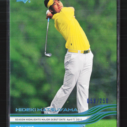 2026 Upper Deck Golf Deluxe Hideki Matsuyama #72 058/250