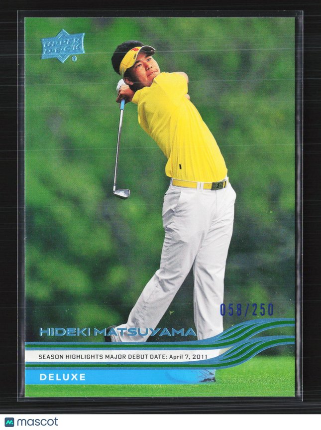 2026 Upper Deck Golf Deluxe Hideki Matsuyama #72 058/250