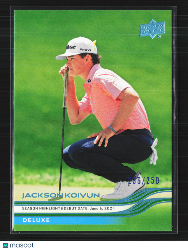 2026 Upper Deck Golf Deluxe Jackson Koivun #90 236/250