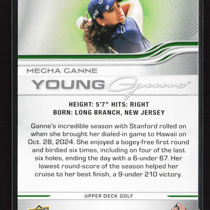 2026 Upper Deck Golf Young Guns Deluxe Megha Ganne #121 127/250