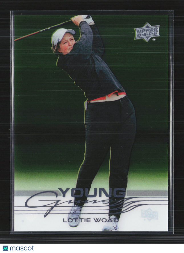 2026 Upper Deck Golf Young Guns Lottie Woad #106 Acetate